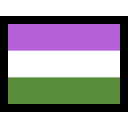 Emoji genderqueer_flag