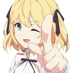 Emoji anissmilingpointing