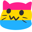 Emoji QueerCat_Pansexual