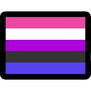 Emoji ms_genderfluid_flag